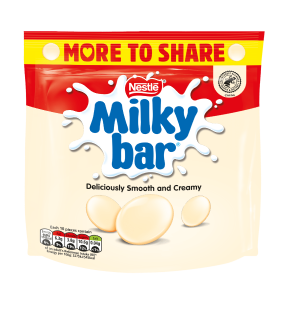 Milkybar® White Chocolate Buttons Sharing Pouch 176G