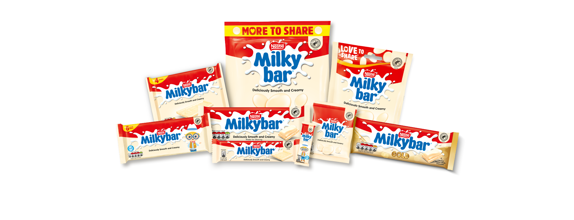Milkybar Product Packs