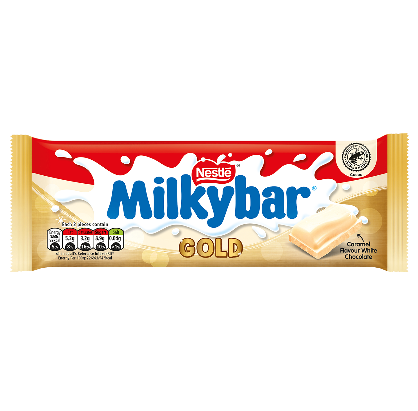 NEW! Milkybar® Gold White Chocolate Sharing Bar 85g